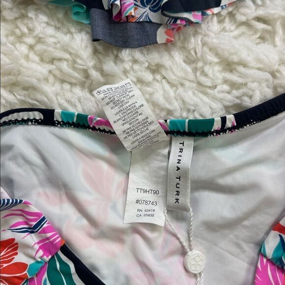 Trina Turk Shirred Hipster Bikini - Picture 7 of 8